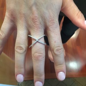 Silver X ring